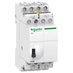   Schneider Electric, ACTI9 iTL, A9C30814, impulzusrelé 4P 16A, 4 Záró érintkező, 230..240 V AC / 110 V DC vezerlés, ACTI9 iTL (Schneider A9C30814)