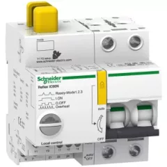   Schneider A9C62210 ACTI9 Reflex iC60N beépített megszakító vezérlés, 2P, C, 10A