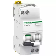   Schneider Electric, iDPN A, A9D35625, Áramvédős kismegszakító (Kombi Fi-relé) 1P+N, C karakterisztika, 25A, 30mA, 4,5kA, A osztály (Schneider A9D35625)