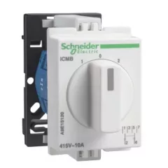   Schneider A9E15120 ACTI9 iCMB DIN sínes választókapcsoló, 2 csatornás, 10A, 2P, U 415VAC
