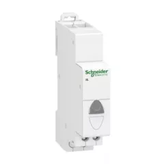   Schneider Electric, A9E18322, moduláris jelzőlámpa, 1db fehér leddel, 110..230V AC, iIL Acti9 (Schneider A9E18322)