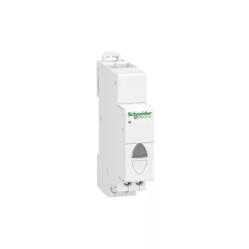 Schneider Electric, A9E18322, moduláris jelzőlámpa, 1db fehér leddel, 110..230V AC, iIL Acti9 (Schneider A9E18322)