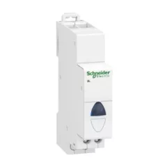   Schneider Electric, A9E18323, moduláris jelzőlámpa, 1db kék leddel, 110..230V AC, iIL Acti9 (Schneider A9E18323)