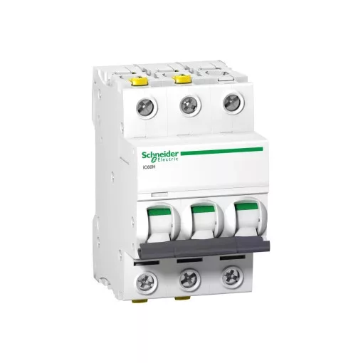Schneider Electric Acti9 A9F06340 Kismegszakító 3P,40A, B karakterisztika, 10 kA Acti9 IC60H