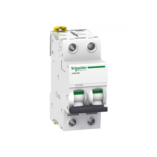 Schneider Electric, Acti9, A9F90225, Kismegszakító 2P,25A, MA karakterisztika, 10 kA Acti9 IC60LMA (Schneider A9F90225)