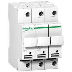   Schneider A9N15656 ACTI9 STI olvadóbiztosítós szakaszolókapcsoló, 3P, 25A, 10.3x38mm