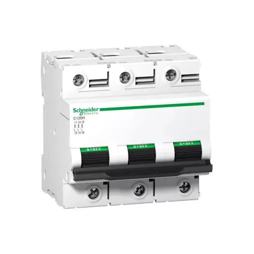 Schneider Electric Acti9 A9N18468 Kismegszakító 3P,80A, C karakterisztika, 15 kA Acti9 C120H