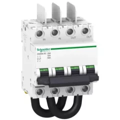   Schneider Electric Acti9 A9N61690 egyenáramú terheléskapcsoló 2P, 25 A, 800 V DC - C60NA-DC