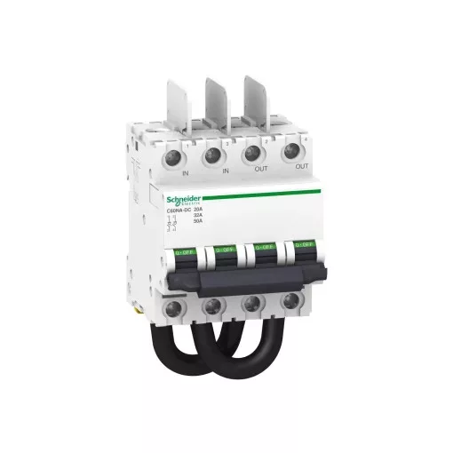 Schneider Electric Acti9 A9N61690 egyenáramú terheléskapcsoló 2P, 25 A, 800 V DC - C60NA-DC