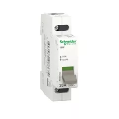   Schneider Electric, A9S60120, moduláris kapcsoló 1P 20A 250V AC, Acti9 ISW (Schneider A9S60120)