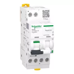   Schneider Electric A9TDFC606 ACTI9 Active iCV40N VigiARC, A-SI osztály, 1P-N, C, 6A, 30mA