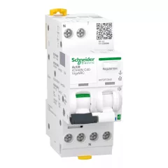   Schneider Electric A9TDFC640 ACTI9 Active iCV40N VigiARC, A-SI osztály, 1P-N, C, 40A, 30mA