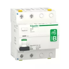   Schneider A9Z51240 EV Áram-védőkapcsoló (Fí-relé), B osztály, 2P, 40A, 30mA, ACTI9 iID