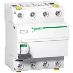   Schneider A9Z81440 ACTI9 iID THV áram-védőkapcsoló, A osztály, 4P, 40A, 30mA