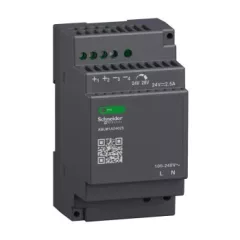   Schneider Electric ABLM1A24025 Modicon Modular tápegység, moduláris, DIN sínre szerelhető, 1f, 24 VDC, 2,5 A, 60 W