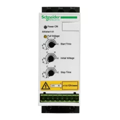  Schneider Electric ATSU01N206LT Altistart 01 lágyindító / lágyleállító TeSys U-hoz, 6A, 3kW, 3f, 200...480VAC