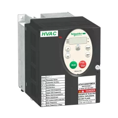   Schneider ATV212H075N4 frekvenciaváltó 0,75 kW, 3 fázis, 380..480V AC, C2 osztályú EMC szűrővel, IP21 (Altivar 212 épületes alkalmazásokra)