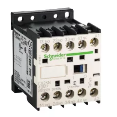   Schneider Electric CA2KN40M7, Segédkontaktor 10A, 220..230V AC 50/60 Hz vezerlés, 4 Záró érintkező, csavaros csatlakozás (Segédkapcsoló CA2KN40M7)