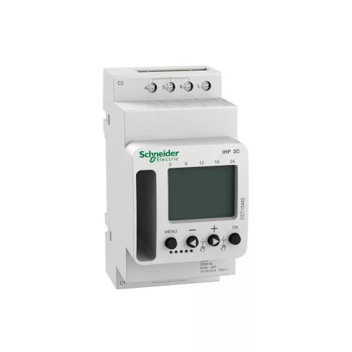 Schneider CCT15442 ACTI9 IHP 2C e (24/7) programozható időkapcsoló