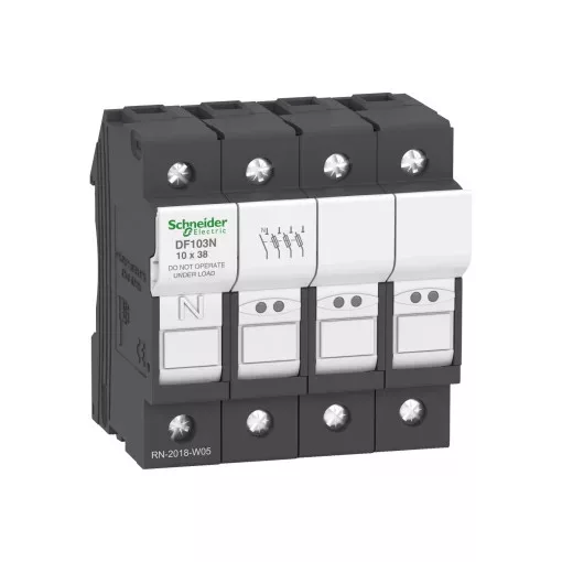 Schneider Electric DF103N Biztosíték tartó 3P N 32A biztosítékhoz