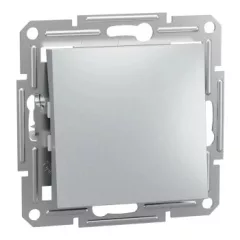   Schneider Electric Asfora EPH0100161 egypólusú kapcsoló (101), aluminium burkolattal. keret nélkül, süllyesztett 10A 250V ( EPH0100161 ).