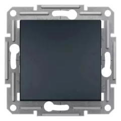   Schneider Electric Asfora EPH0200171 kétpólusú kapcsoló (102), antracit burkolattal. keret nélkül, süllyesztett 10A 250V ( EPH0200171 ).