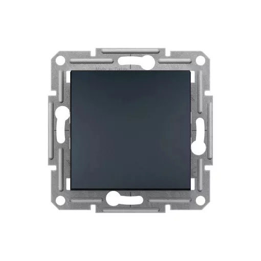 Schneider Electric Asfora EPH0200171 kétpólusú kapcsoló (102), antracit burkolattal. keret nélkül, süllyesztett 10A 250V ( EPH0200171 ).