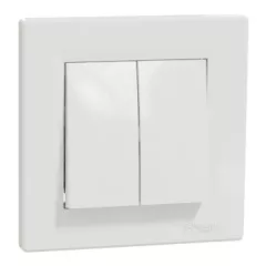   Schneider Electric Asfora EPH0300121 csillárkapcsoló (105), fehér burkolattal, kerettel, süllyesztett 10A 250V ( EPH0300121 ).