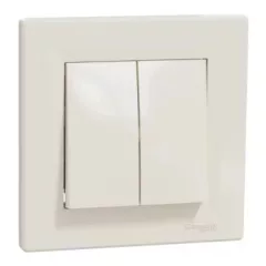   Schneider Electric Asfora EPH0300123 csillárkapcsoló (105), bézs burkolattal, kerettel, süllyesztett 10A 250V ( EPH0300123 ).