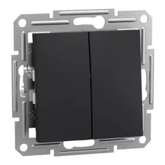   Schneider Electric Asfora EPH0300171 csillárkapcsoló (105), antracit burkolattal. keret nélkül, süllyesztett 10A 250V ( EPH0300171 ).