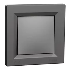   Schneider Electric Asfora EPH0400471 vízmentes váltókapcsoló (106), antracit burkolattal, kerettel, süllyesztett, vízmentes (IP44) 10A 250V ( EPH0400471 ).