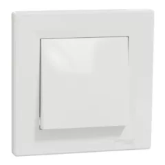   Schneider Electric Asfora EPH0500121 keresztkapcsoló (107), fehér burkolattal, kerettel, süllyesztett 10A 250V ( EPH0500121 ).
