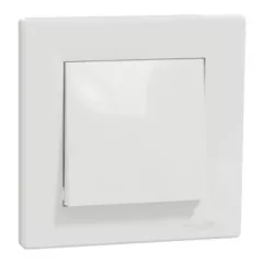  Schneider Electric Asfora EPH0700121 egypólusú nyomó (N101), fehér burkolattal, kerettel, süllyesztett 10A 250V ( EPH0700121 ).