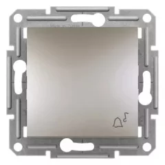   Schneider Electric Asfora EPH0800169 egypólusú nyomó (N101), bronz burkolattal. keret nélkül, süllyesztett, csengőjellel 10A 250V ( EPH0800169 ).