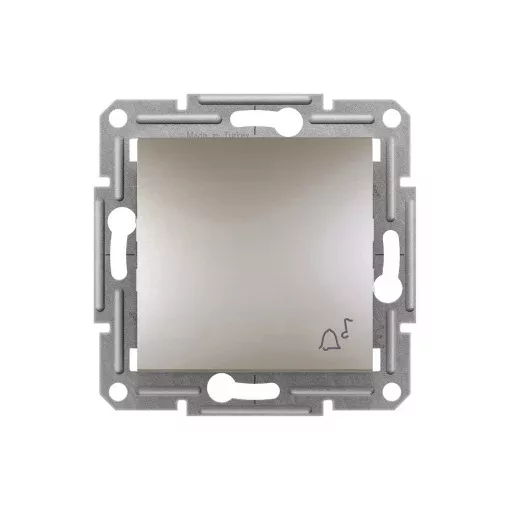 Schneider Electric Asfora EPH0800169 egypólusú nyomó (N101), bronz burkolattal. keret nélkül, süllyesztett, csengőjellel 10A 250V ( EPH0800169 ).