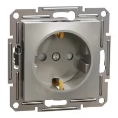   Schneider Electric Asfora EPH2900269 földelt csatlakozóaljzat (dugalj), gyermekvédelemmel, 2P+F, bronz burkolattal. keret nélkül, süllyesztett, 16A 250V ( EPH2900269 ).