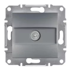   Schneider Electric Asfora EPH3200162 végzáró TV csatlakozóaljzat 1 dB, acél burkolattal. keret nélkül, süllyesztett ( EPH3200162 ).