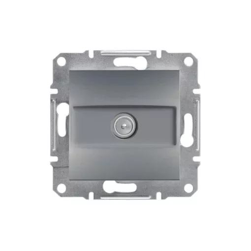 Schneider Electric Asfora EPH3200162 végzáró TV csatlakozóaljzat 1 dB, acél burkolattal. keret nélkül, süllyesztett ( EPH3200162 ).