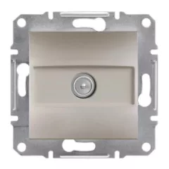   Schneider Electric Asfora EPH3200169 végzáró TV csatlakozóaljzat 1 dB, bronz burkolattal. keret nélkül, süllyesztett ( EPH3200169 ).