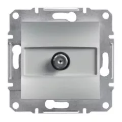   Schneider Electric Asfora EPH3700161 végzáró SAT csatlakozóaljzat 1 dB, aluminium burkolattal. keret nélkül, süllyesztett ( EPH3700161 ).