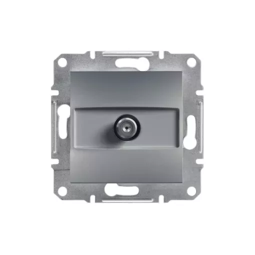 Schneider Electric Asfora EPH3700162 végzáró SAT csatlakozóaljzat 1 dB, acél burkolattal. keret nélkül, süllyesztett ( EPH3700162 ).