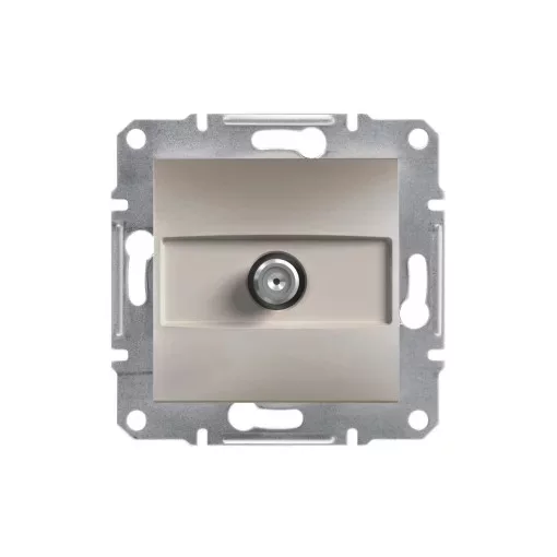 Schneider Electric Asfora EPH3700169 végzáró SAT csatlakozóaljzat 1 dB, bronz burkolattal. keret nélkül, süllyesztett ( EPH3700169 ).