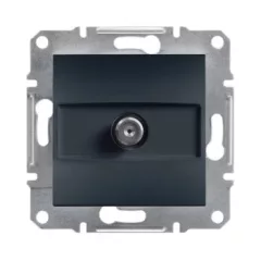   Schneider Electric Asfora EPH3700171 végzáró SAT csatlakozóaljzat 1 dB, antracit burkolattal. keret nélkül, süllyesztett ( EPH3700171 ).