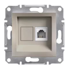   Schneider Electric Asfora EPH4100169 telefoncsatlakozó 1xRJ11, bronz burkolattal, keret nélkül ( EPH4100169 ).