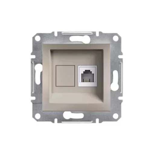 Schneider Electric Asfora EPH4100169 telefoncsatlakozó 1xRJ11, bronz burkolattal, keret nélkül ( EPH4100169 ).
