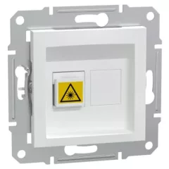   Schneider Electric Asfora EPH4671121 Optikai csatlakozó, Single-SC APC Simplex, fehér burkolattal, keret nélkül