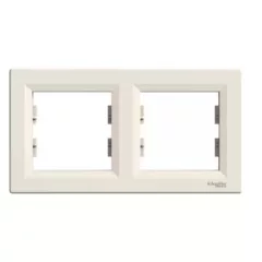   Schneider Electric Asfora EPH5800223 Kettes keret, vízszintes, bézs ( EPH5800223 ).