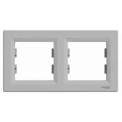   Schneider Electric Asfora EPH5800261 Kettes keret, vízszintes, alumínium ( EPH5800261 ).