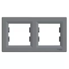   Schneider Electric Asfora EPH5800262 Kettes keret, vízszintes, acél ( EPH5800262 ).