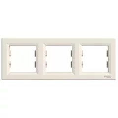   Schneider Electric Asfora EPH5800323 Hármas keret, vízszintes, bézs ( EPH5800323 ).